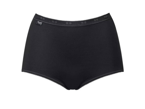 Basic + Maxi Figi Damskie Sloggi - czarny
