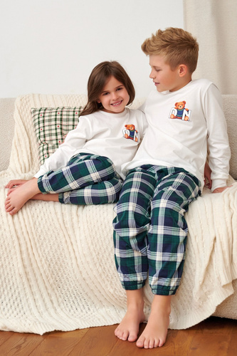 Piżama dziecięca 7202 Unisex Doctor Nap - burgundy