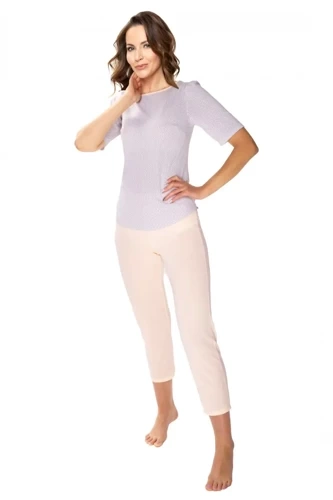 86599 Perila Summer Piżama damska Mewa łososiowy