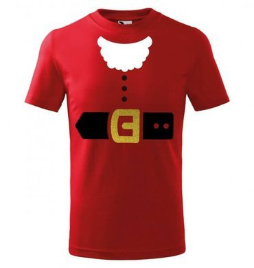 "Mikołaj"  Moocha Koszulka dziecięca świąteczna czerwony