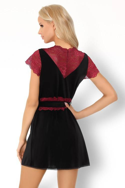 Kumiko LC 90428 Pink Rosses Collection Szlafrok damski LivCo Corsetti