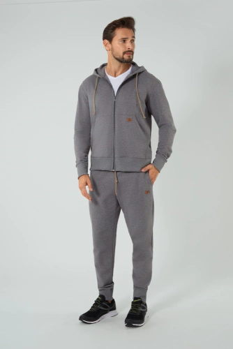 Darwin Bluza męska dresowa Italian Fashion - melanż