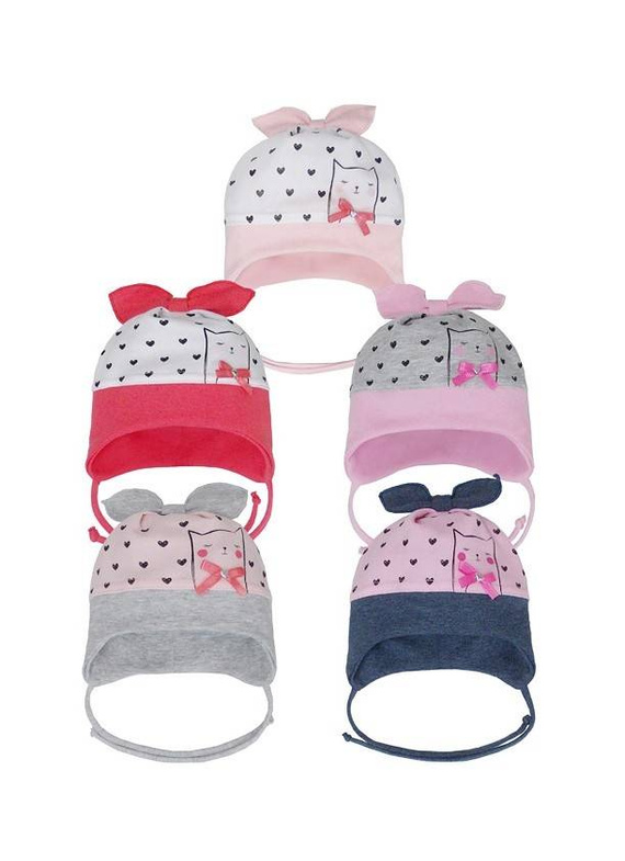 44-005 Czapka dziecięca AJS mix-kolor