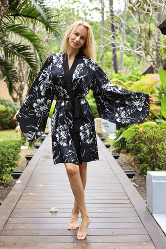 Capri Szlafrok Damski Kalimo - glamour