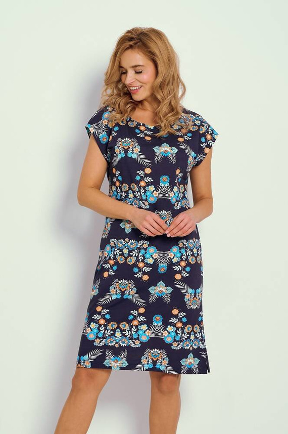 3330 Jodie Koszula Damska Taro -granatowy