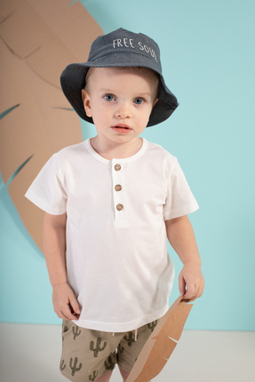 Free Soul Pinokio Krótkie spodenki - zielony druk