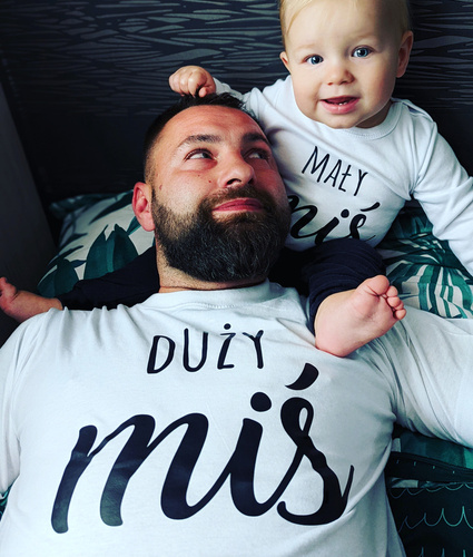 Zestaw Mały Miś, Duży Miś Moocha biały