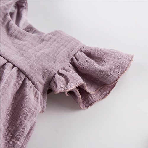 Botanic Eevi Sukienka muślinowa - wrzos 