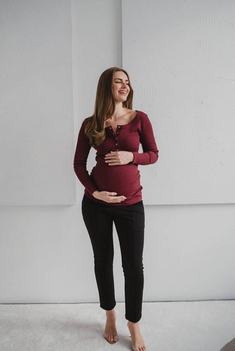 Spodnie Milk&Love dresowe ciążowe granatowy