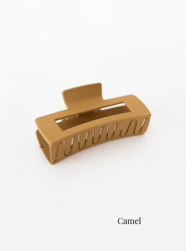 Elegancka klamra do włosów W26 Sensis – 10 cm - camel