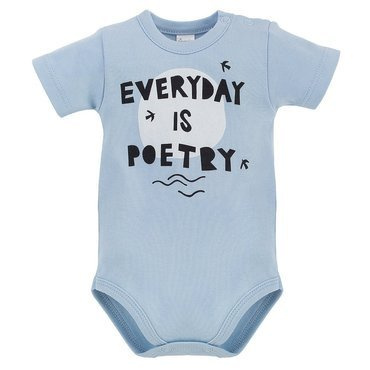 Summer Time Pinokio Body z krótkim rękawem- niebieski