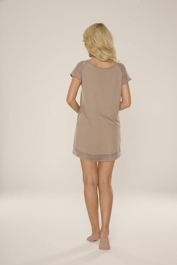 767 Carmel Koszulka nocna De Lafense - jasna mocca