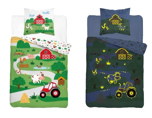 5407 A Farma Pościel bawełniana świecąca w ciemności Detexpol