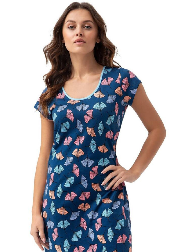 187 Koszula nocna Luna - granatowy