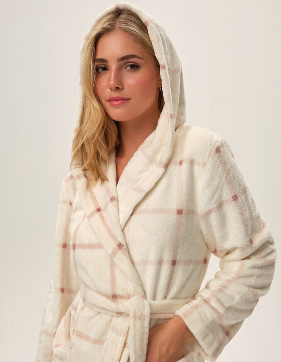 41877 Fina Szlafrok damski Henderson - cream