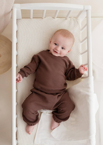 Pure Koala Bluza z długim rękawem -  brązowa