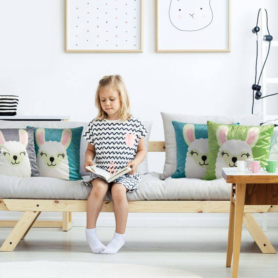 Poszewka dziecięca Design91 Kids 2C zielony