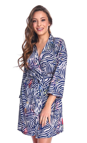 SWS.9993 Szlafrok Doctor Nap - zebra colour