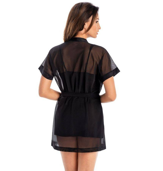 2905 Mona Szlafrok damski Teyli - czarny