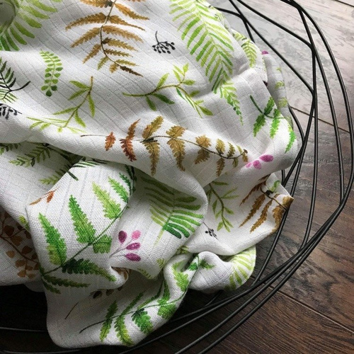 Pieluszki 100% Bamboo muślin Sawanna Makaszka