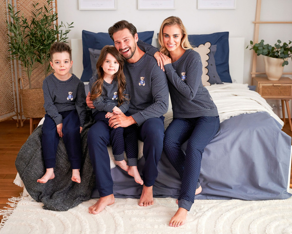 Piżama dziecięca 5255 Unisex Doctor Nap - navy blue