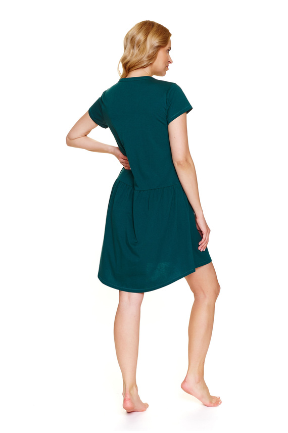 9445 Doctor Nap – Koszula nocna ciążowa i do karmienia | 100% bawełna, Polska produkcja - emerald