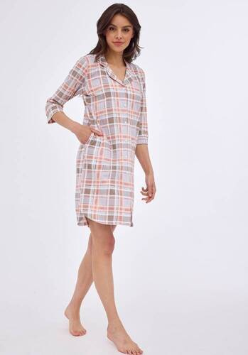 484/388 Sharon Koszula rozpinana Cornette różowy