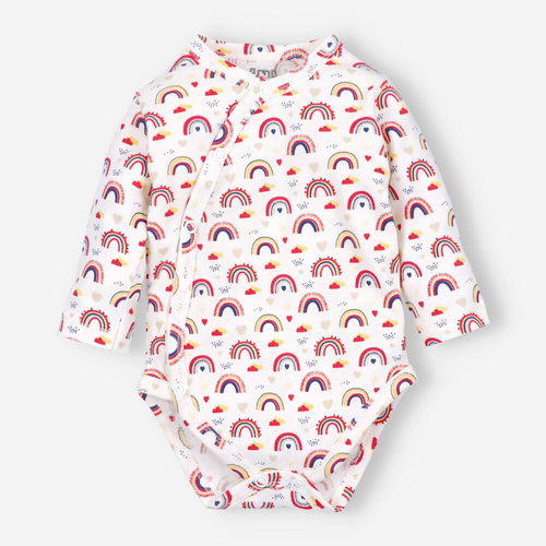 ABK-0019/TEC Tęcza Komplet niemowlęcy z bawełny organicznej Nini