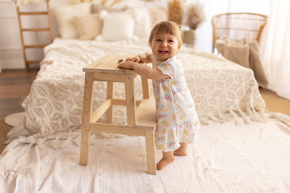 "Fruit Party" Makoma Sukienka z falbanką