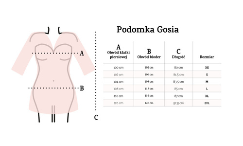 Gosia Podomka damska DKaren - ecru