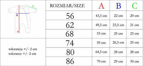 209032 Rosy Nicol Pajacyk niemowlęcy