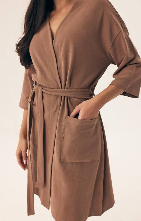 42779 Nilsa Szlafrok damski Henderson - coffee