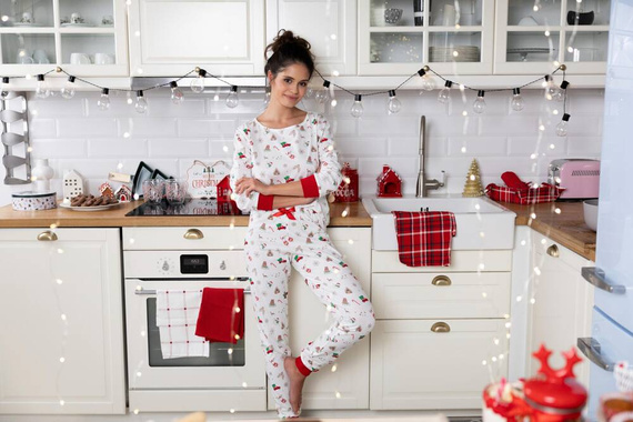 Samantha Piżama damska Sensis -ecru