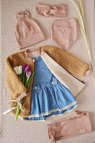 3415 Sophie Marija Komplet rękawiczki + buciki  