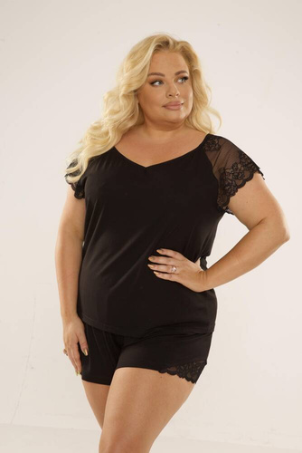 625  Dagmara Piżama Damska Forex -czarna