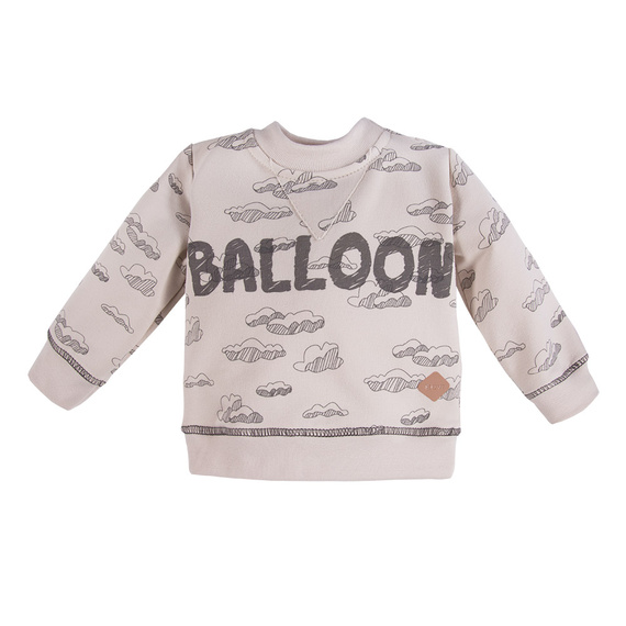 Balloons Eevi Bluza dresowa- beż druk 
