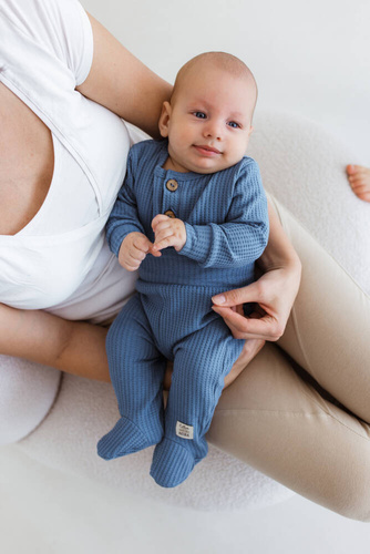 "Natural Stone" Makoma Półśpioch niemowlęcy denim