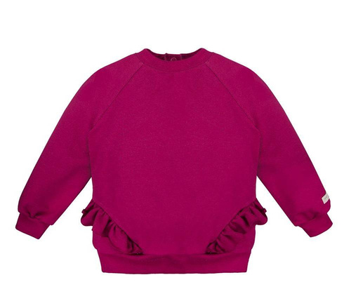 Bluza dresowa "SIMPLY COMFY" Ewa Klucze- bordo 