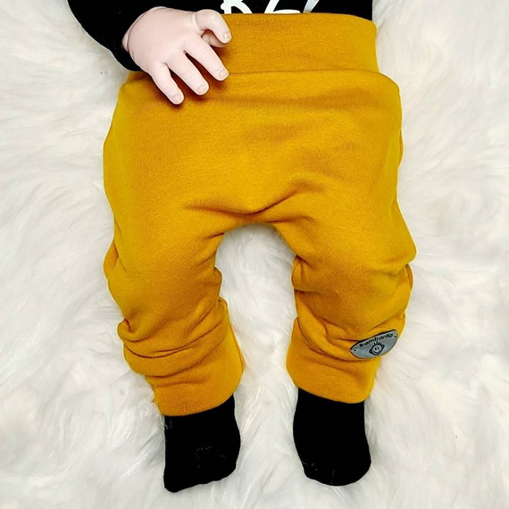 "Julek" Bambarillo Spodnie niemowlęce czarny