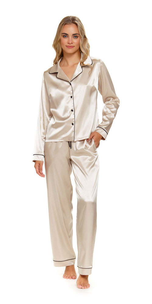 PM.5228 długie spodnie piżamowe Doctor Nap - champagne