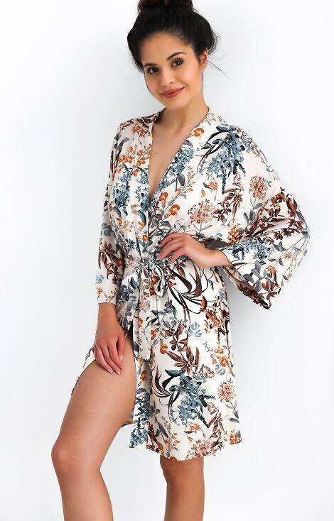 Sensis Dolores Szlafrok damski - kremowy