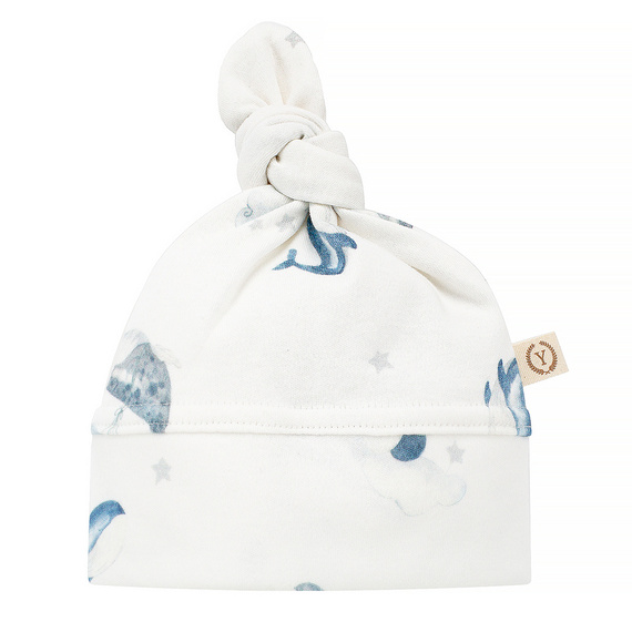 Czapeczka Dreaming Whales z bawełny organicznej Yosoy