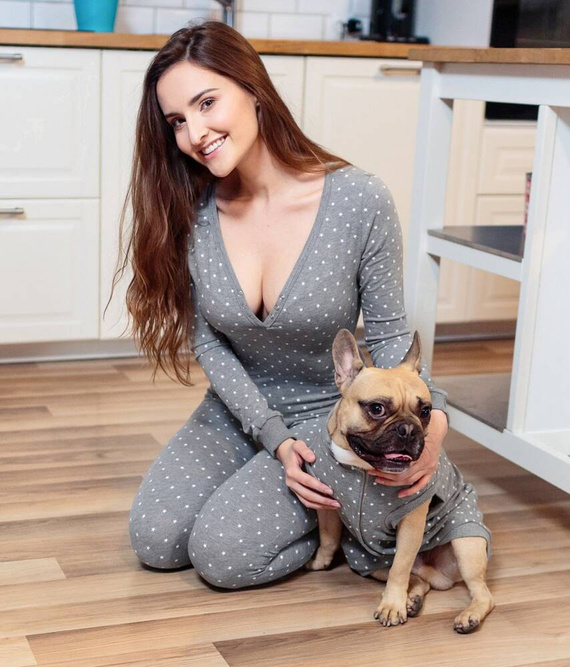 22 Gwiazdki Kombinezon damski Bonamera szary melanż