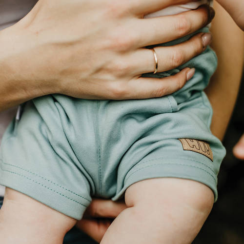 Pacific Eevi Szorty niemowlęce - zielony