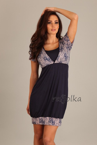 1676  Koszula Nocna ciążowa i do karmienia Lupoline