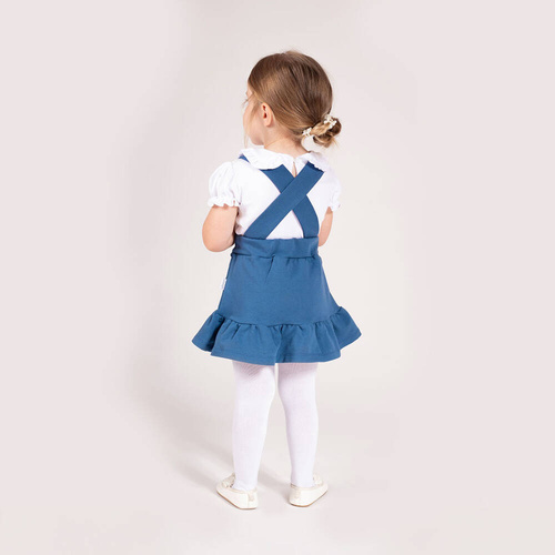 Spódniczka na szelkach 169494 Nicol - morski