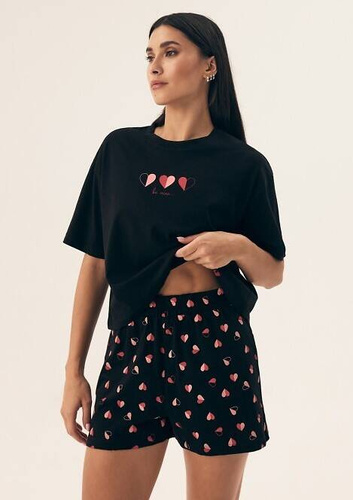 42649 Necesito Piżama Damska Henderson - czarna