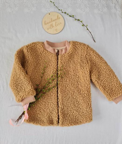 3435 Sophie Marija Futerko baranek - ciemny beż