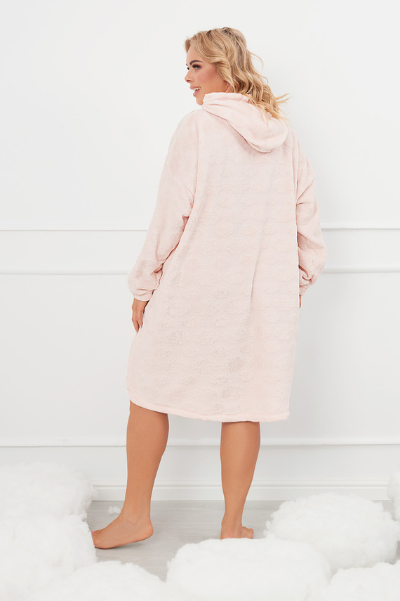 Runa Kocobluza damska z kapturem Italian Fashion - różowy