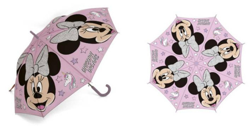 5242 Parasolka dla dzieci Myszka Mini Minnie Mouse parasol Setino unicorn gwiazdki różowy